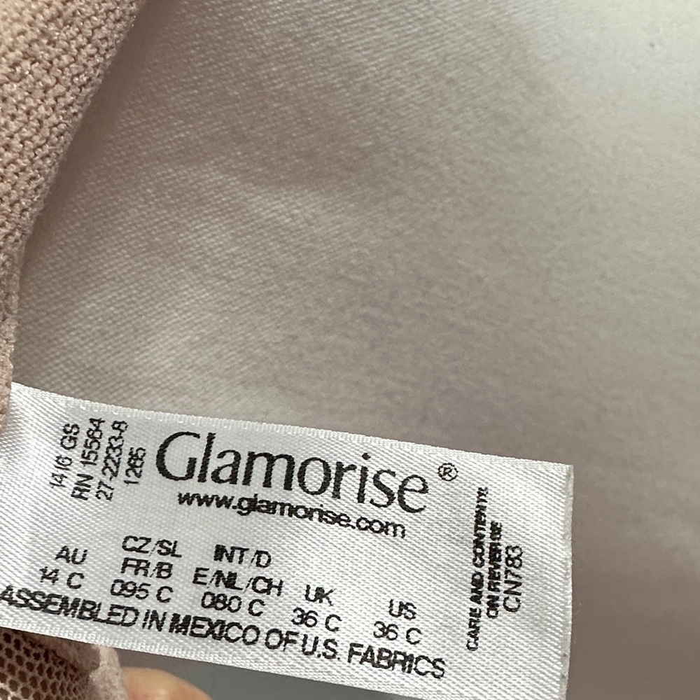 Glamorise Brown Full Support Bra - Picture 2 of 8